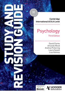 Cambridge International ASA Level Psychology Study and Revision Guide Third Edition